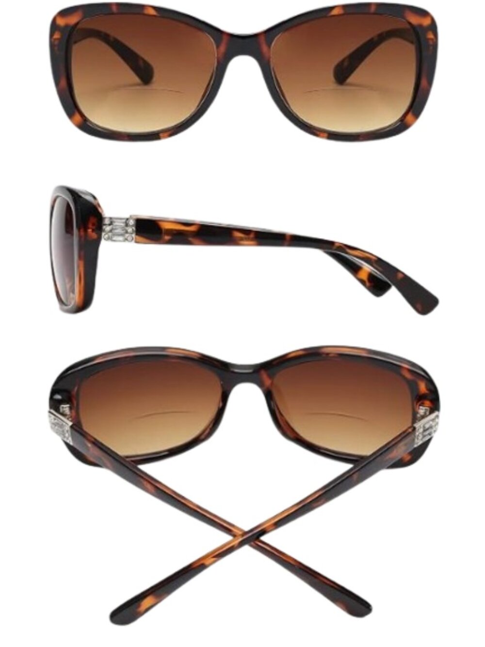 NWT Bifocal Sunglasses Reading Womens Outdoor Tortoiseshell UV Protection Summer